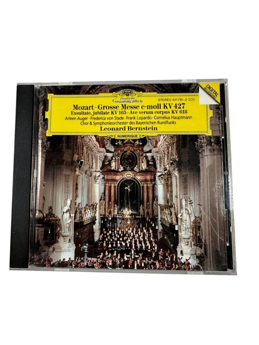 Mozart Grosse Messe c-moll KV 427 Leonard Bernstein Deutsche Grammophon CD 1991